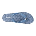 thumbnail image 1 of Michael Kors MK Logo PVC Mini Jet Set Print Women's Flip Flop, Chambray, 7M, 1 of 5