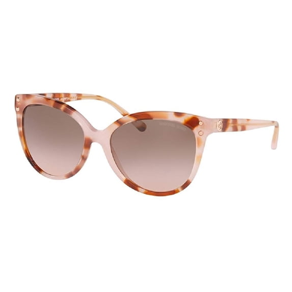 Michael Kors MK2045 JAN Cat Eye 379111 55M Milky Coral Tortoise/Pink Peach Gradient Sunglasses For Women