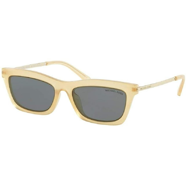 Michael Kors MK2087U STOWE 354087 54M Sunshine Yellow/Grey Solid Rectangle Sunglasses For Women