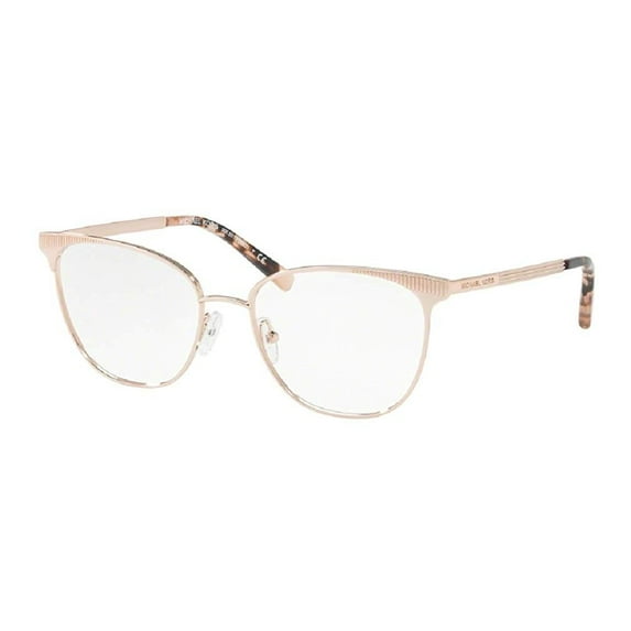 Michael Kors MK3018 NAO 1194 54M Rose Gold-Tone Square Eyeglasses For Women+FREE Complimentary Eyewear Care Kit