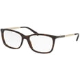 thumbnail image 1 of Michael Kors MK4030 VIVIANNA II 3106 54M Dark Tortoise Rectangle Eyeglasses For Women+FREE Complimentary Eyewear Care Kit, 1 of 5