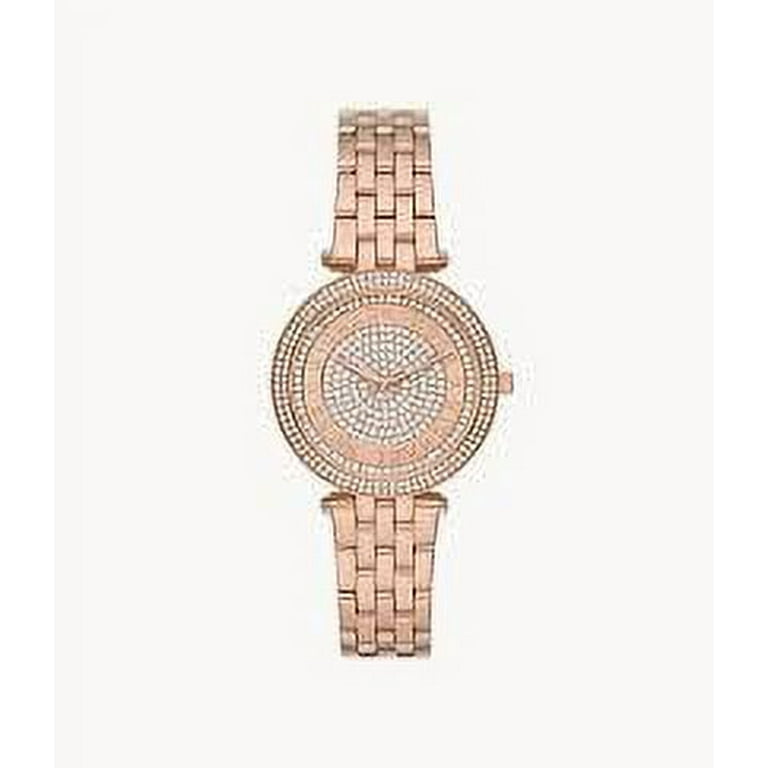 Michael Kors MK4592 Women s Darci Gold Crystal Watch Walmart