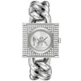 thumbnail image 1 of Michael Kors Women's MK Chain Lock White Dial Watch - MK4718, 1 of 4
