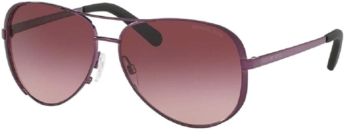 Michael Kors MK5004 CHELSEA Aviator 11588H 59M Plum/Burgundy Gradient Sunglasses For Women +FREE Complimentary Eyewear Care Kit - image 1 of 5