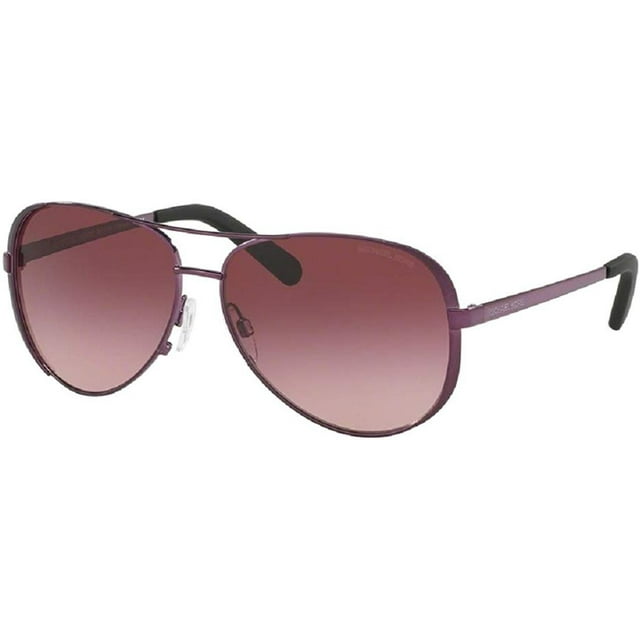 Michael Kors MK5004 CHELSEA Aviator 11588H 59M Plum/Burgundy Gradient Sunglasses For Women +FREE Complimentary Eyewear Care Kit