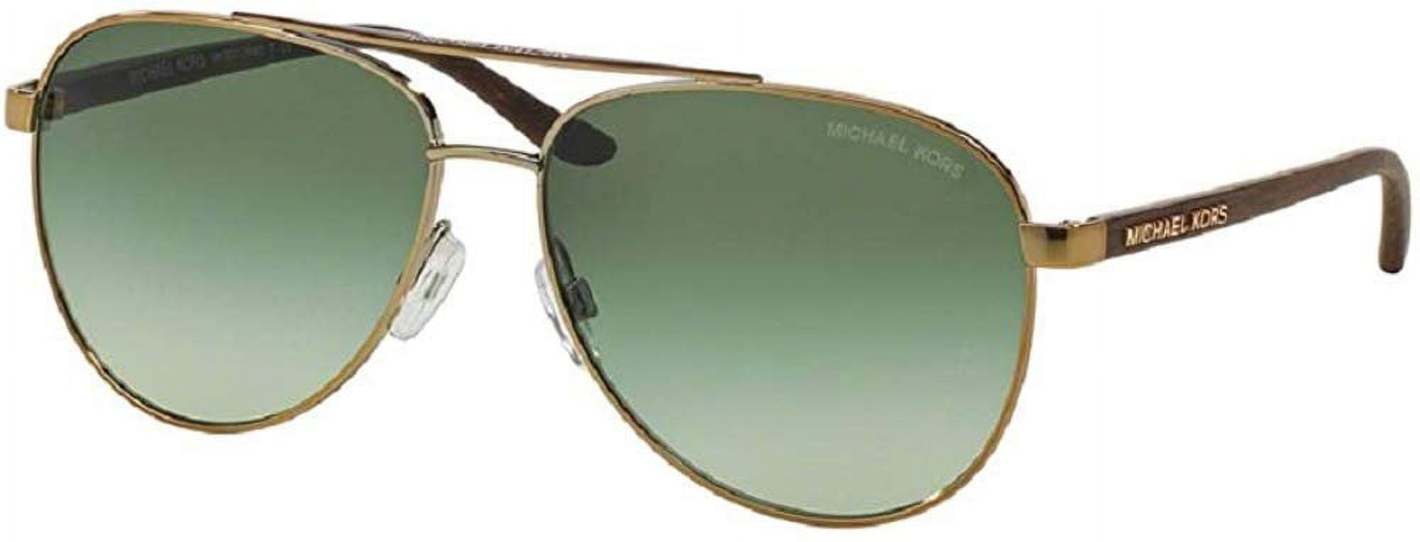 Michael Kors MK5007 HVAR Aviator 104525 59M Rose Gold White/Blue Mirror Sunglasses For Women+ FREE Complimentary Eyewear Care Kit - image 1 of 5