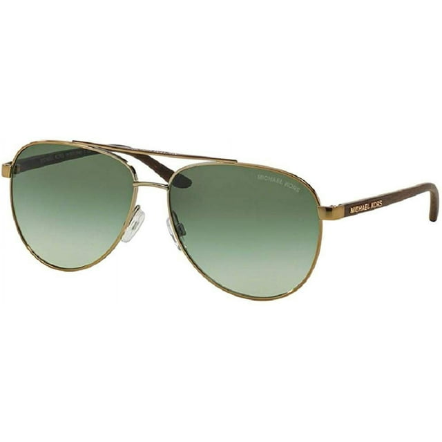 Michael Kors MK5007 HVAR Aviator 104525 59M Rose Gold White/Blue Mirror Sunglasses For Women+ FREE Complimentary Eyewear Care Kit
