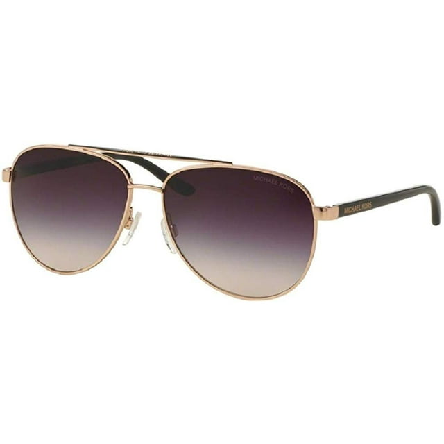 Michael Kors MK5007 HVAR Aviator 109936 59M Rose Gold/Grey Rose Gradient Sunglasses For Women+ FREE Complimentary Eyewear Care Kit