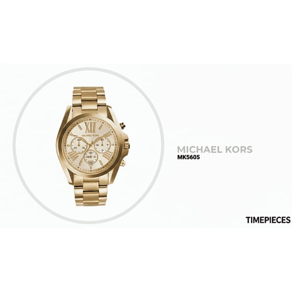 Michael Kors MK5605 Bradshaw Round Adult Metal Male Watch