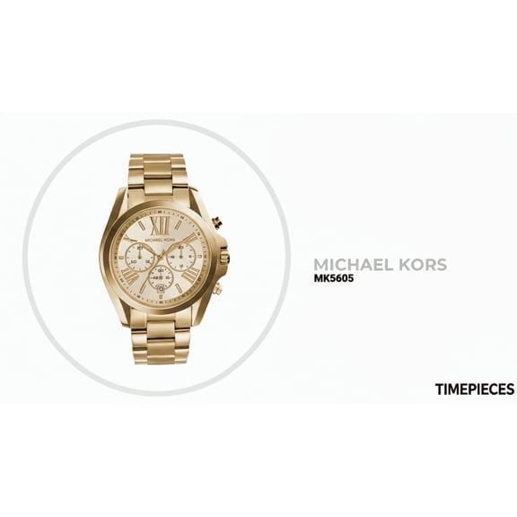 Michael Kors MK5605 Bradshaw Round Adult Metal Male Watch