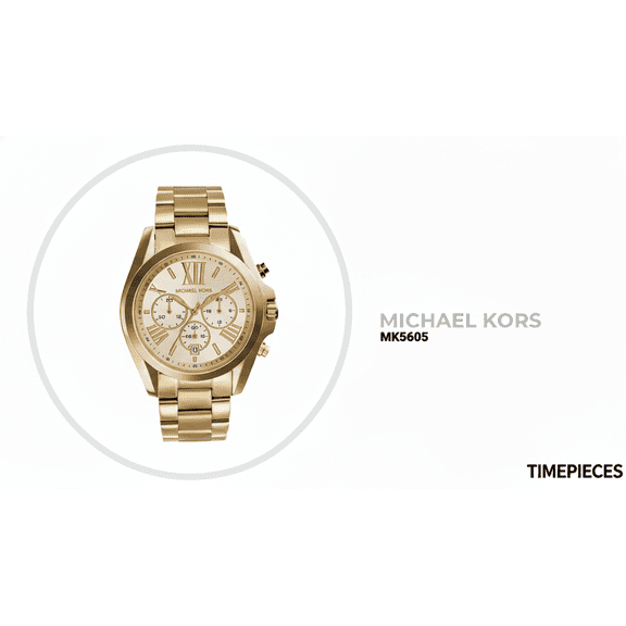 Michael Kors MK5605 Bradshaw Round Adult Metal Male Watch