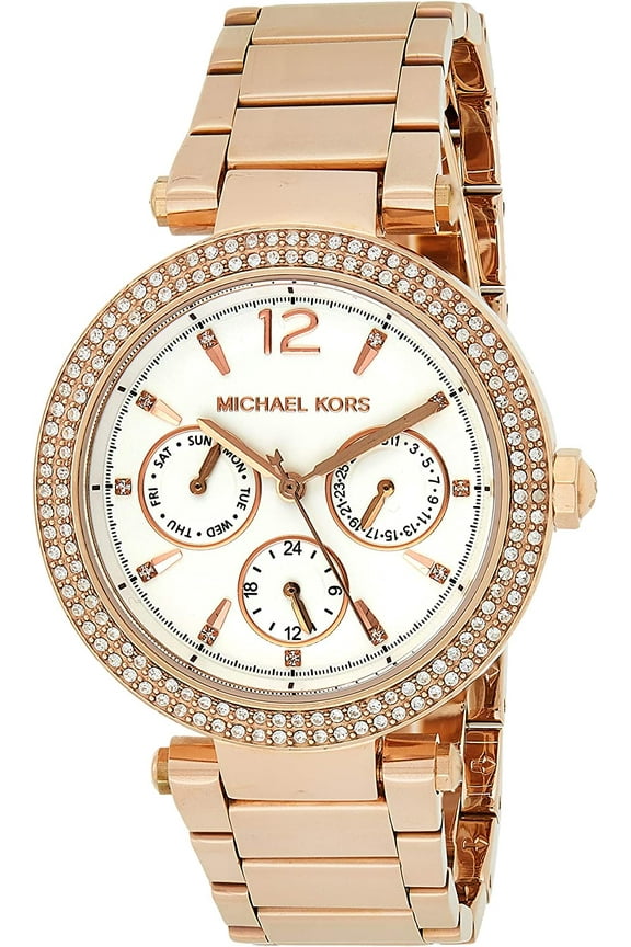 MK5781 Women's Parker Multifunction Rose Gold-Tone Stainless Steel