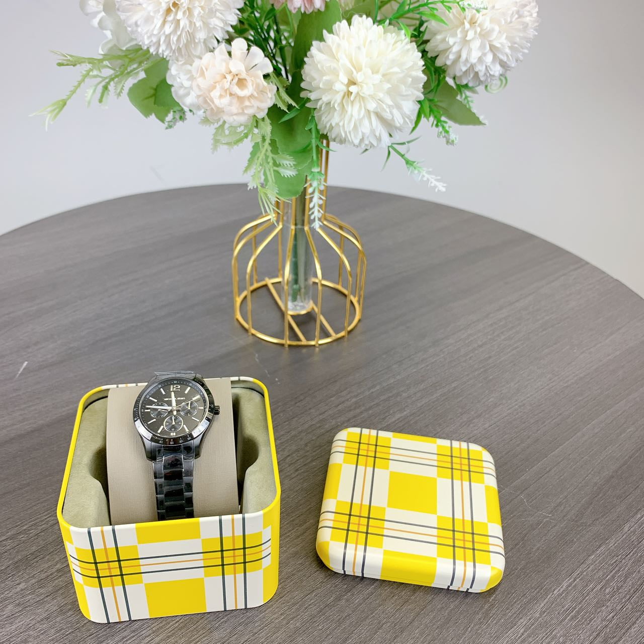 Michael Kors MKO1008 Blsck Stainless Steel Watch - Walmart.com
