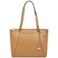 thumbnail image 1 of Michael Kors Maddie Medium Crossgrain Leather Tote - Brown - 30S8GN2T2L-203, 1 of 5