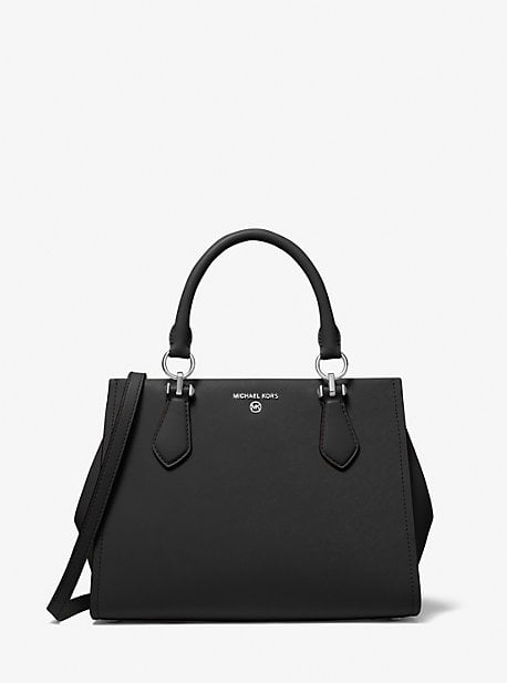 Best HD Pictures about  Marilyn Medium Saffiano Leather Satchel  with No AI Images