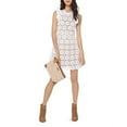 thumbnail image 1 of Michael Kors Medallion Floral Lace Crochet Dress (White, XX-Small), 1 of 4