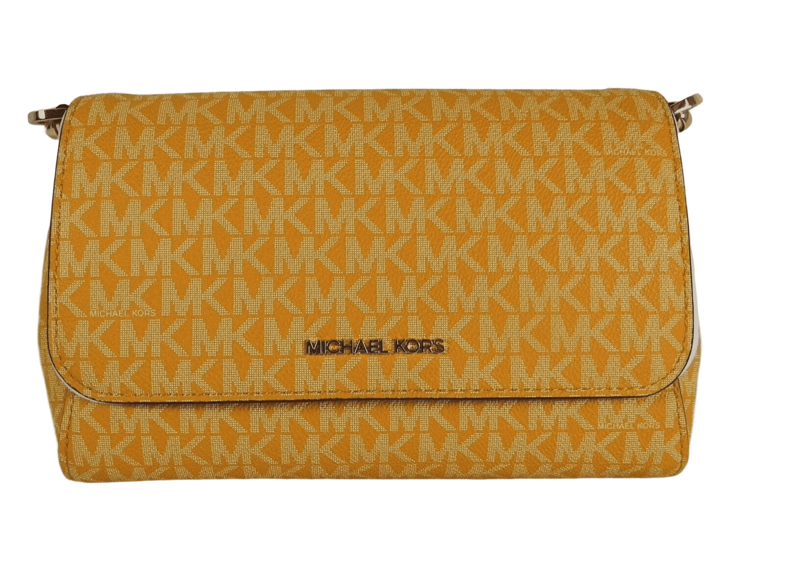 MICHAEL KORS メッセンジャーバッグ ブラウン/イエロー MICHAEL KORS メッセンジャーバッグ ブラウン/イエロー