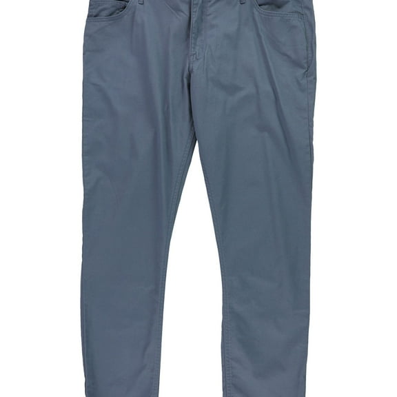 Michael Kors Mens Parker Slim Fit Casual Chino Pants, Blue, 33W x 31L