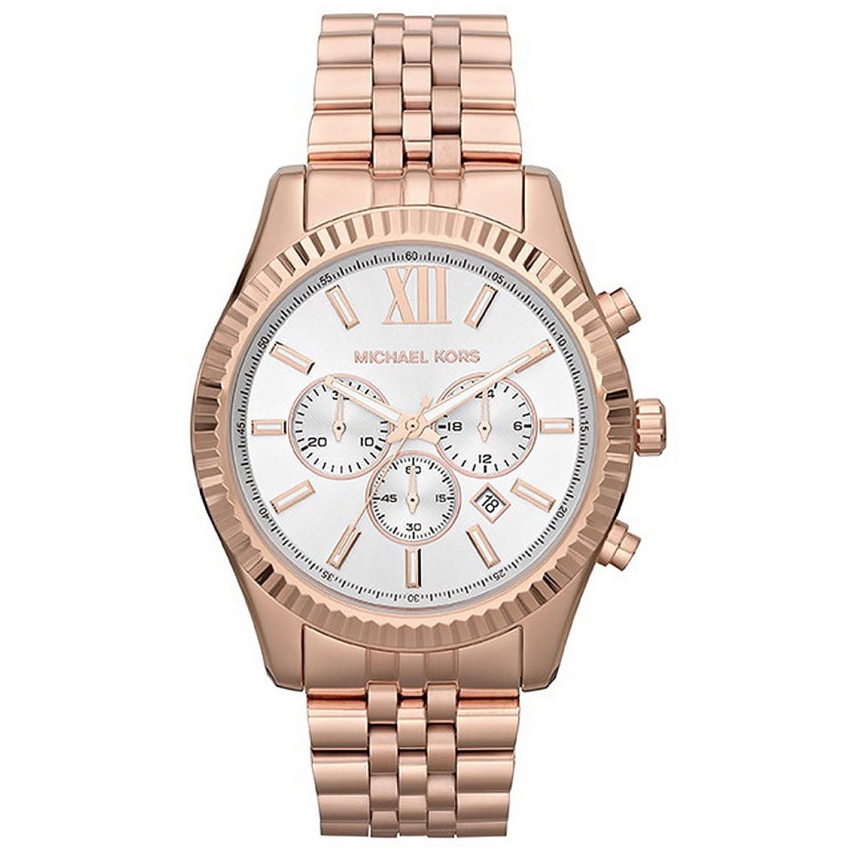 Michael Kors MK5313 Unisex Gold Stainless Steel Analog‎ Dial Quartz Watch Michael Kors Men Watches MK8313 Quartz Gold Plated White  main image 2