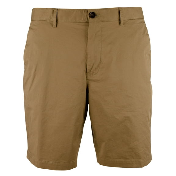 Michael Kors Men's 9 Inch Inseam Poplin Shorts Khaki Brown 36