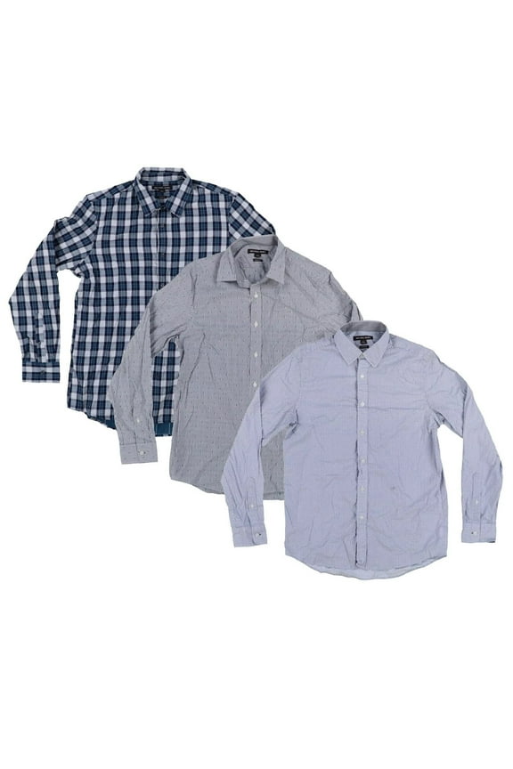 Men's Button Up Shirt Classic Fit Buttondown Collared Long Sleeve