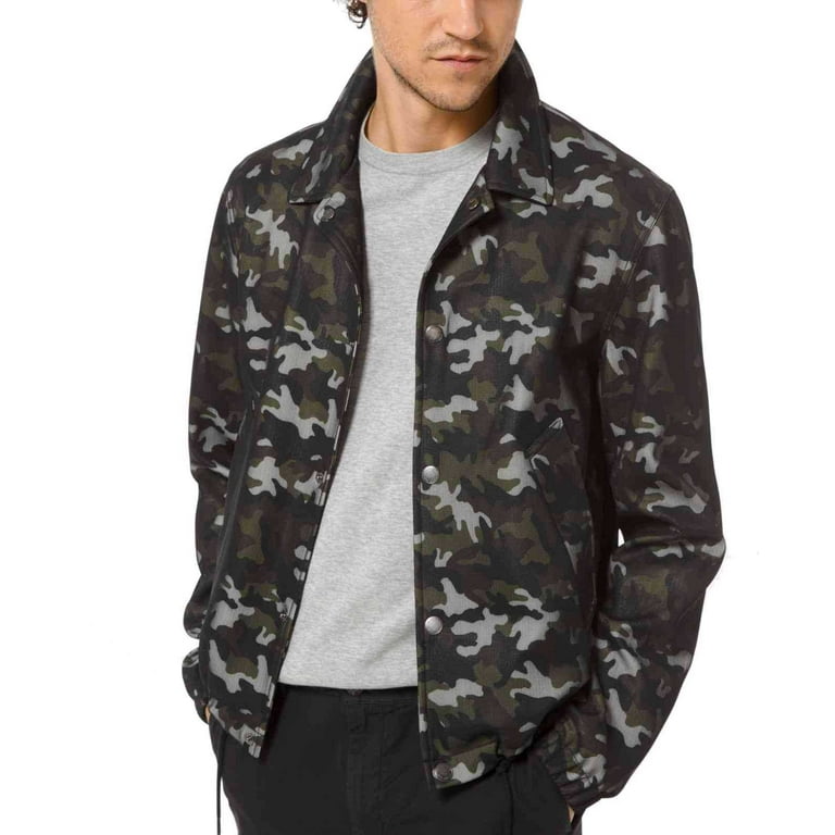 Michael kors camo jacket new arrivals