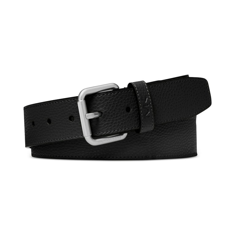 Michael Kors Men's Casual Mk Logo Belt Black Size 42
