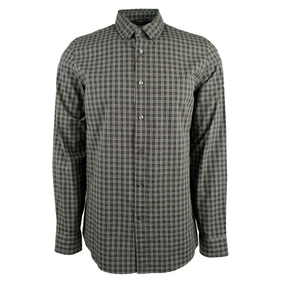Michael Kors Men's Classic Fit Cotton Long Sleeve Shirt