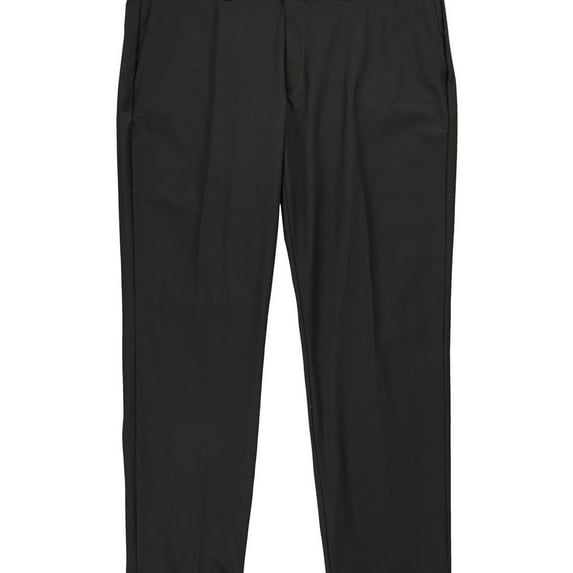 Michael Kors Mens Cotton Stretch Casual Trouser Pants, Green, 34W x 32L