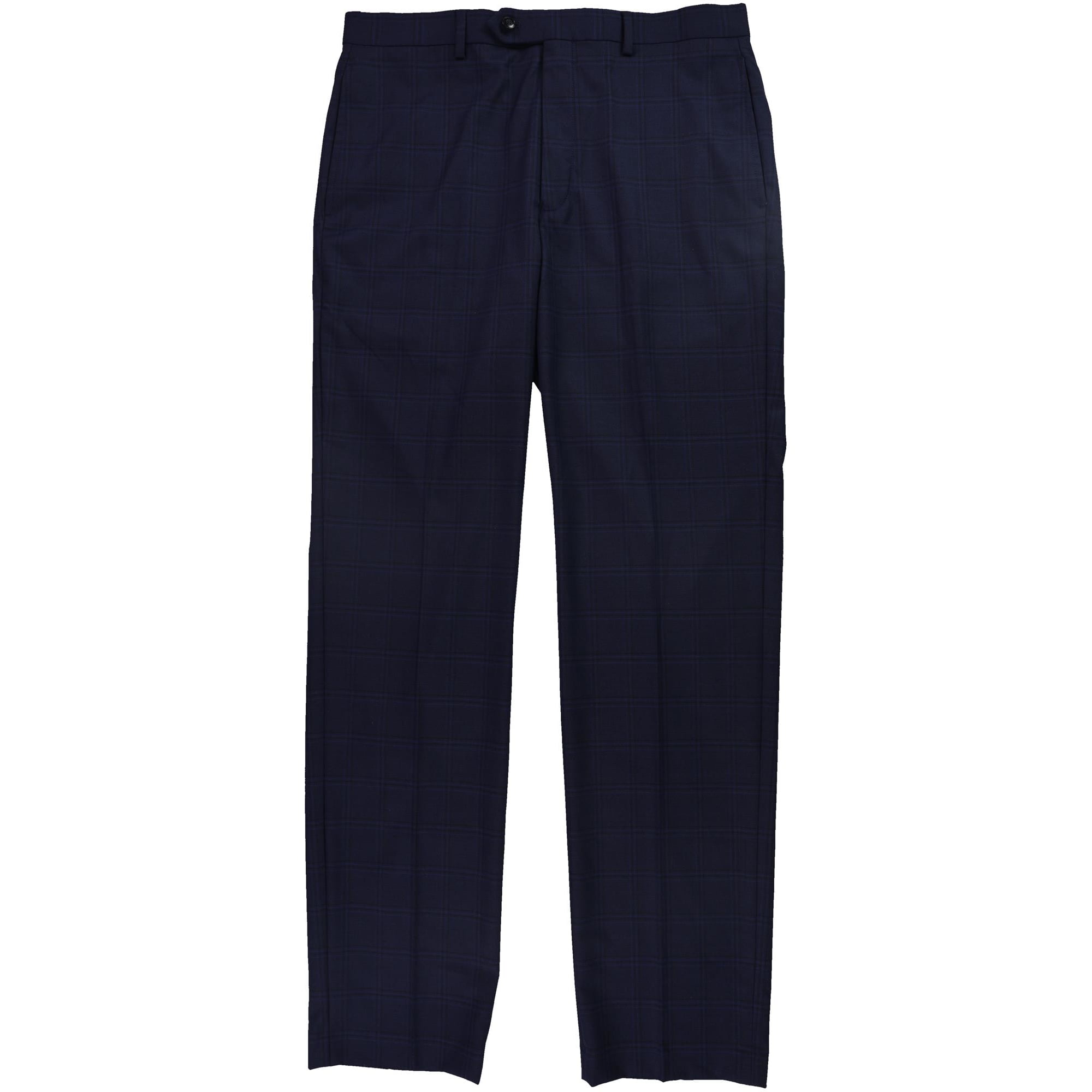 Farah Men's Classic Roachman Premium Dress Pants - Navy, Stretch Waistband, Timeless Fit