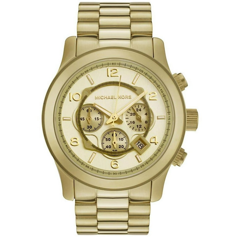 Michael Kors Men's Classic Gold Dial Watch - MK8077 - Walmart.com