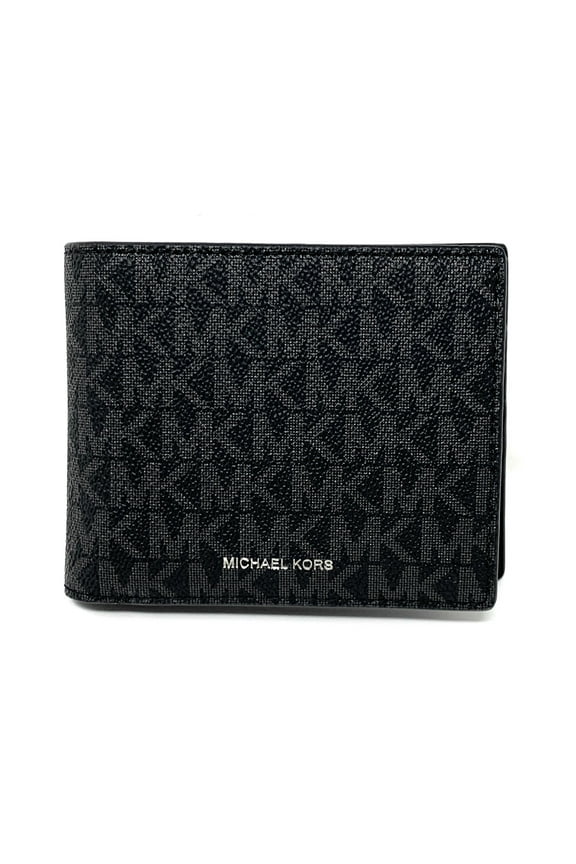 Men's Cooper Billfold with Passcase Wallet (Black)