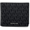thumbnail image 1 of Michael Kors Men's Cooper Billfold with Pocket Wallet Signature (Black), 1 of 5