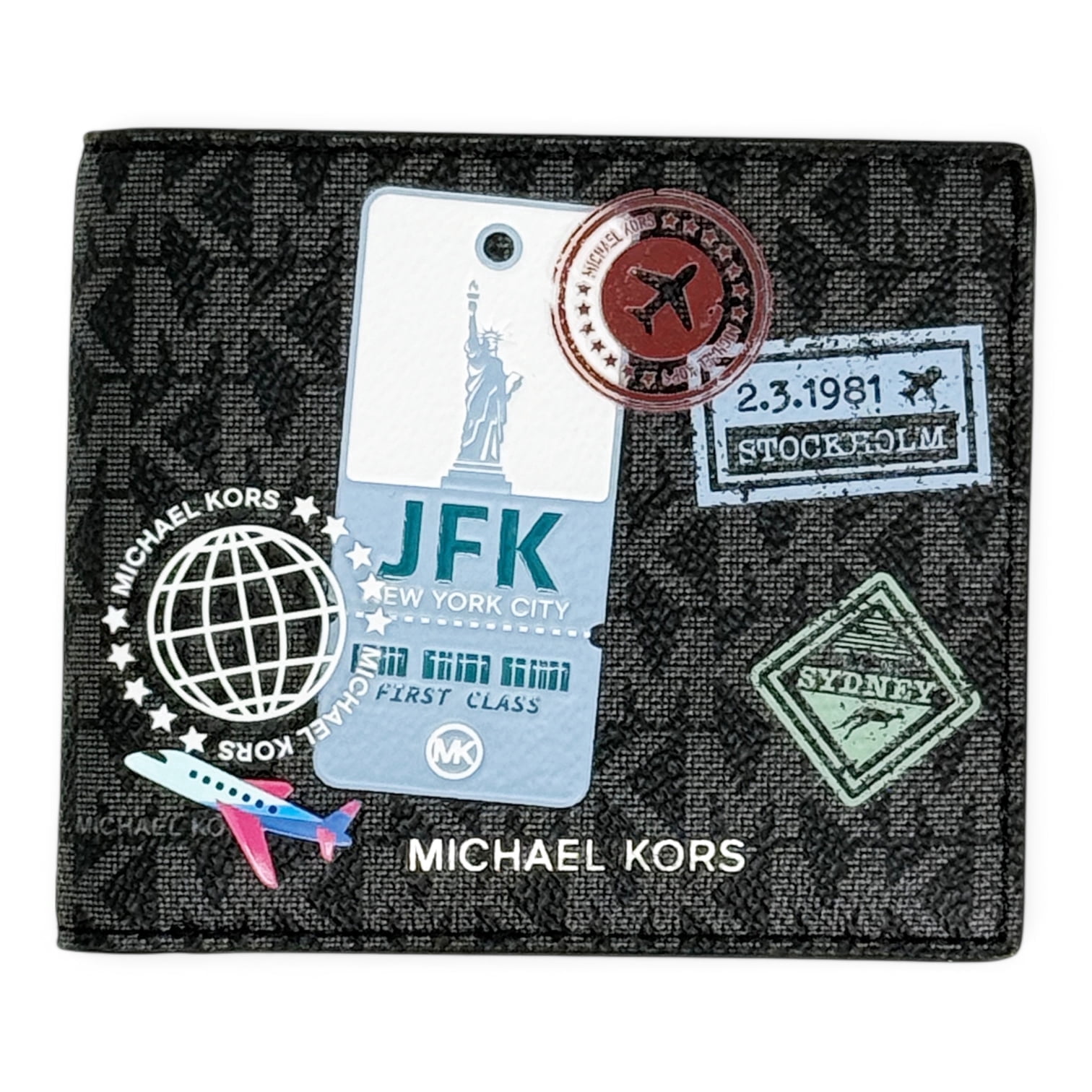 Michael Kors Men's Cooper Embellished Signature Logo Billfold