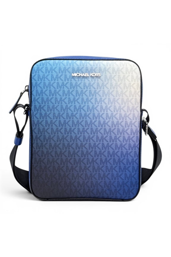 Mens Cooper Small Ombr Signature Logo Reporter Bag (Galaxy Blue Multi)