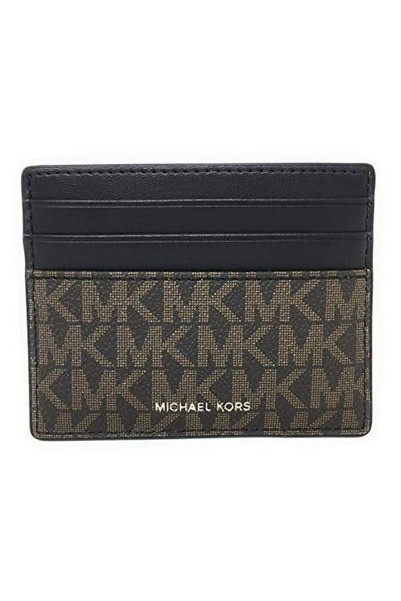 Men's Cooper Tall Card Case Wallet (Brown/Black)