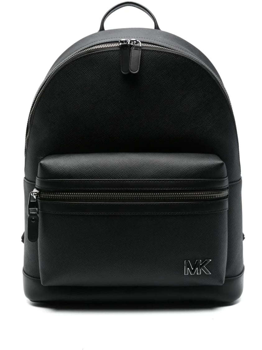 Michael Kors Men's Edison Dome Backpack, Black, One Size