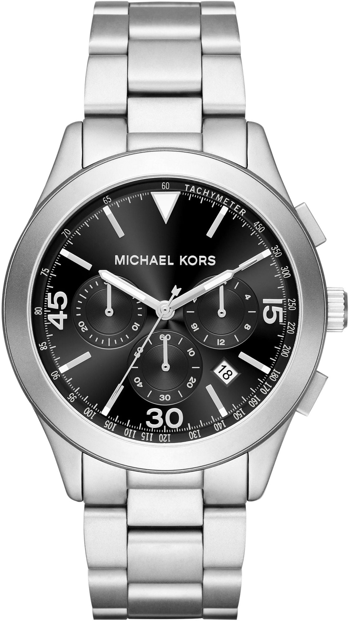 Michael Kors Men's Gareth MK8469 Silver Stainless-Steel Quartz Fashion Watch