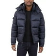 thumbnail image 1 of Michael Kors Men's Heavyweight Metallic Finish Winter Jacket (Blue, L), 1 of 5