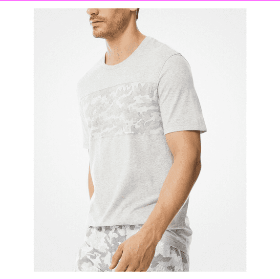 Michael Kors Men's Jacquard Camo Tee, XL