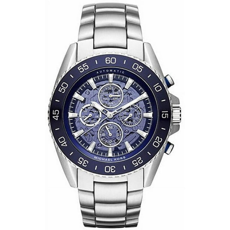 Michael Kors Men s Jetmaster Steel Automatic Watch MK9024 Walmart