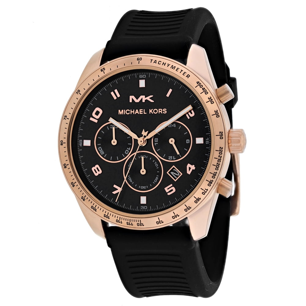 MICHAEL KORS 腕時計 ブラック　MK8560 Michael Kors Dylan Black Dial Chronograph Men's Watch MK8325
