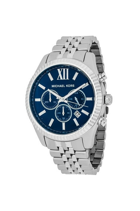 Men's Lexington Chronograph Navy Dial Watch mk8280