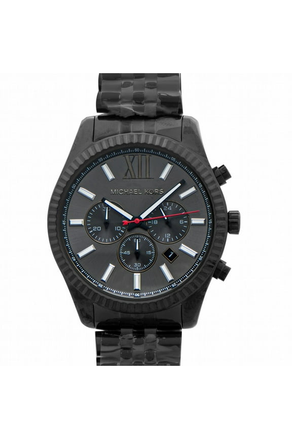 Men's Lexington MK8320 Black Stainless-Steel Quartz Watch