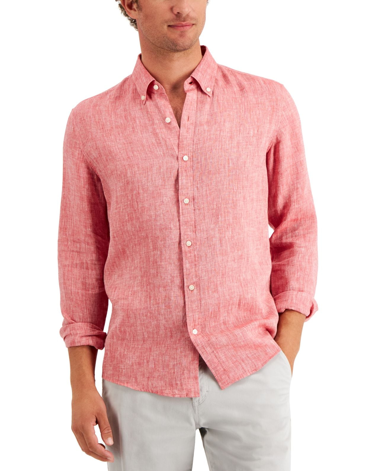 Michael kors long sleeve shirt mens sales