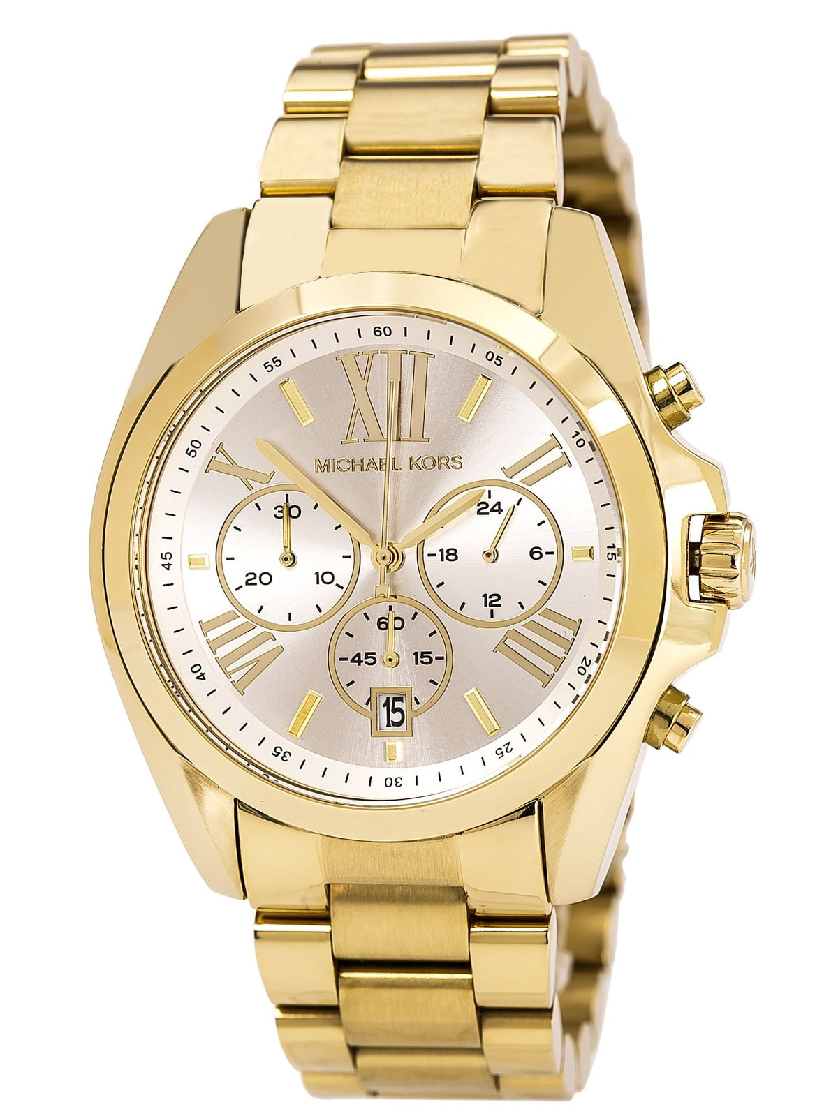 Michael Kors Men's MK6266 Bradshaw Champagne Dial Yellow Gold