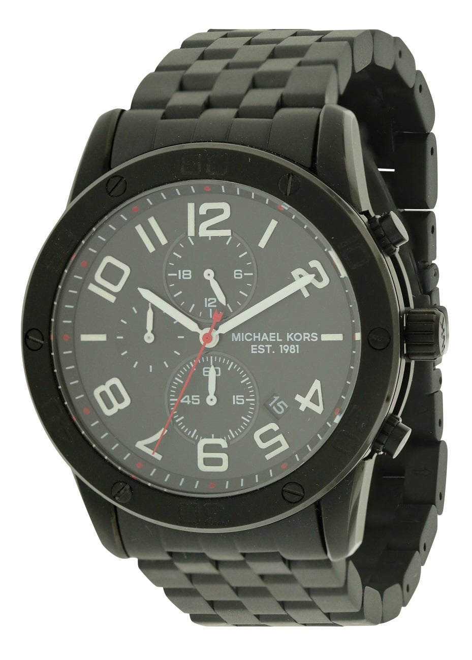 Michael Kors Crystal Chronograph Rectangular Bracelet Watch in Metallic   Lyst