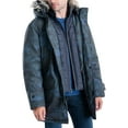 thumbnail image 1 of Michael Kors Men's MMK791896 Heavyweight Hooded Snorkel Parka Coat with Bib - Navy Camo - XL, 1 of 2
