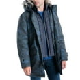 thumbnail image 1 of Michael Kors Men's MMK791896 Heavyweight Hooded Snorkel Parka Coat with Bib - Navy Camo - XS, 1 of 2