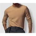 thumbnail image 1 of Michael Kors Men's Merino Wool Crewneck Sweater Brown 2XL, 1 of 2